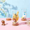   4Pcs High Borosilicate Glass Dome Cover DJEW-PH0001-37-5