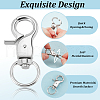 AHADERMAKER 20Pcs Zinc Alloy Swivel Lobster Claw Clasps FIND-GA0003-53B-3