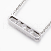 304 Stainless Steel Pendant Necklaces X-NJEW-P206-20P-1