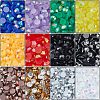 Olycraft 2 Boxes 2 Colors Pointed Back Resin Rhinestone Cabochons MRMJ-OC0003-04-4