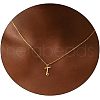 Fashionable Brass Letter Heart Pendant Necklaces for Women FS-WGD0E1D-20-1