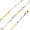 Ion Plating(IP) 304 Stainless Steel Bar Link Chains CHS-M005-11GP-2