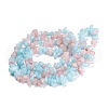 Natural White Jade Beads Strands G-G011-15-1-3