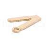 201 Stainless Steel Charms STAS-C021-06G-V-2