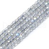 Natural Labradorite Beads Strands G-P457-B01-19-1