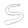 Men's 304 Stainless Steel Cuban Link Chain Necklaces NJEW-G340-01P-2