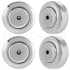 Beebeecraft 6Pcs 304 Stainless Steel Ear Nuts STAS-BBC0005-38P-1