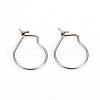 Non-Tarnish 304 Stainless Steel Hoop Earrings STAS-I149-11P-2