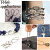 Unicraftale 8Pcs 304 Stainless Steel Screw Carabiner Lock Charms STAS-UN0058-40G-6