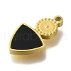 Ion Plating(IP) 304 Stainless Steel Manual Polishing Charms X-STAS-M059-07G-01-2