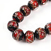 Handmade Gold Sand Lampwork Beads LAMP-N026-01C-3