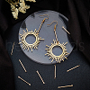 Beebeecraft Brass Connector Charms KK-BBC0002-14-5