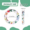 5Pcs Ring Food Grade Eco-Friendly Silicone Focal Beads JX894E-2