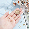 Unicraftale 8Pcs Brass Twister Clasps KK-UN0002-53-2