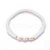 Faceted Glass Bead Stretch Bracelets BJEW-JB05488-02-6