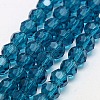 Glass Beads Strands EGLA-J042-6mm-14-1