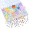 516Pcs 21 Style Acrylic Round Beads DIY-YW0008-09-3