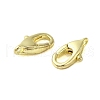 Brass Lobster Claw Clasps KK-B089-20A-G-2