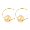 304 Stainless Steel C-Shaped Stud Earrings EJEW-V015-04G-01-1