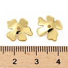 Brass Bead Caps KK-V015-37G-01-2