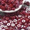 Opaque Colours Luster Glass Seed Beads SEED-E001-P3x6mm-A12-1