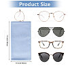 CHGCRAFT PU Imitation Leather Slip-in Glasses Case AJEW-CA0004-26-2