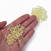 6/0 Imitation Jade Glass Seed Beads SEED-N004-006-08-5
