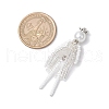 Glass Seed Beads Big Pendants PALLOY-MZ00687-03-2
