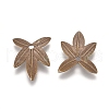 Autumn Theme Brass Filigree Pendants KK-G368-06AB-2