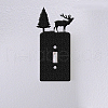 Iron Light Switch Decorations AJEW-WH0197-007-3