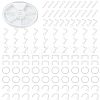 120Pcs 6 Style Acrylic L-Shaped Nose Ring AJEW-YW0001-11B-1