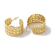 PVD Vacuum Plating 201 Stainless Steel Studs Earring EJEW-B059-17G-2