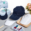  24Pcs 4 Styles Plastic Hat Brim Board for Peaked Cap AJEW-NB0006-26B-5