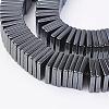 Non-magnetic Synthetic Hematite Beads Strands G-F396-18-10x2mm-1