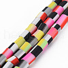 Handmade Polymer Clay Bead Strands CLAY-N011-050B-03-1