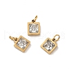 PVD Vacuum Plating 304 Stainless Steel Pendants X-STAS-D189-01G-B16-1