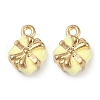 Alloy Enamel Charms PALLOY-R158-05G-02-1