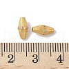 Matte Gold Color 925 Sterling Silver Pave Cubic Zirconia Beads STER-R014-02G-3