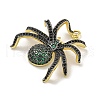 Rack Plating Brass Micro Pave Cubic Zirconia Pendants KK-C074-29G-2