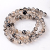 Natural Dragon Veins Agate Beads Strands X-AGAT-6D-9-2