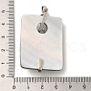 Natural Sea Shell Pendants KK-E059-02P-3