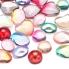 40Pcs 4 Style Transparent Glass Cabochons GGLA-YW0001-09-5