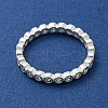 Rack Plating Brass Micro Pave Cubic Zirconia Finger Rings for Women RJEW-C081-01B-S-2