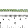 Electroplate Transparent Glass Beads Strands EGLA-A035-T4mm-L09-4