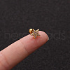 Brass Micro Pave Clear Cubic Zirconia Cartilage Earrings for Women WGD0011-36-1