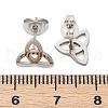 Non-Tarnish 304 Stainless Steel Stud Earrings EJEW-P235-01P-3