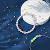 Unicraftale 100Pcs 2 Colors Brass Crimp Beads FIND-UN0004-33-2
