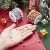 SUNNYCLUE 20M 2 Colors Plastic Round Beaded Link Chains DIY-SC0024-97A-3
