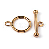 Ion Plating(IP) 304 Stainless Steel Ring Toggle Clasps STAS-L176-13G-2