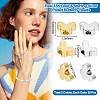 Beebeecraft 50Pcs 2 Colors Brass Beads KK-BBC0015-28-2